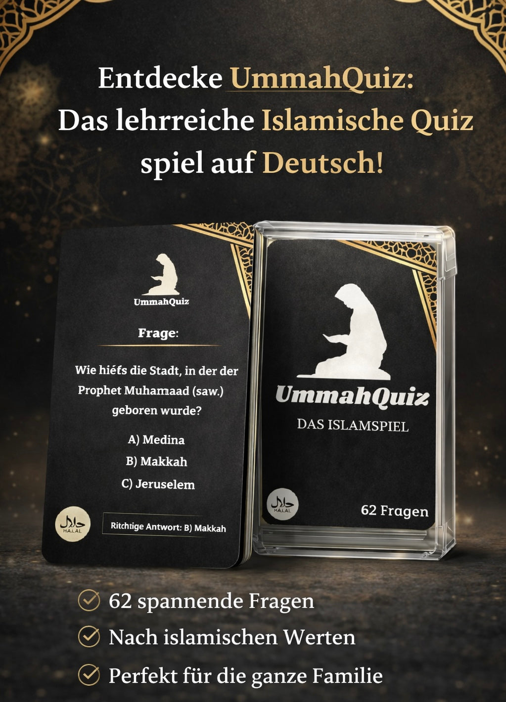 UmmahQuiz - Das Spiel für Muslime